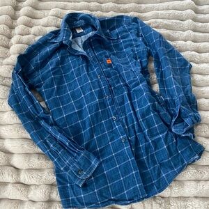 Wrangler | Men’s Blue Casual Button Down Shirt | Size Medium